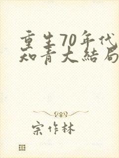 重生70年代当知青大结局