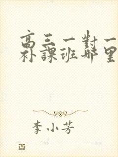 高三一对一数学补课班哪里好