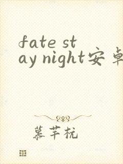 fate stay night安卓直装