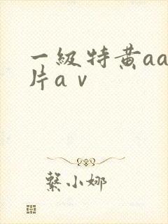一级特黄aa大片aⅴ