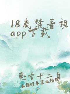 18岁禁看视频app下载