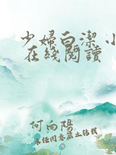 少妇白洁 小说 在线阅读