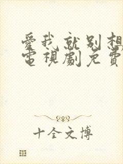 爱我就别想太多电视剧免费版全集