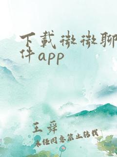 下载微微聊天软件app