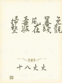 扫毒风暴免费完整版在线观看高清