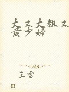 大又大粗又爽又黄少妇