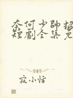 奈何少帅招惹我短剧全集免费