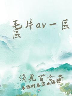 毛片av一区二区
