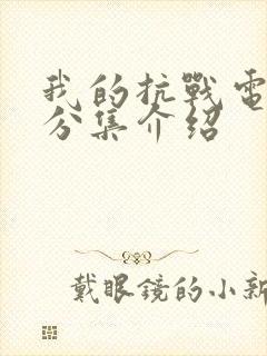 我的抗战电视剧分集介绍