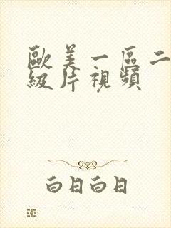 欧美一区二区一级片视频