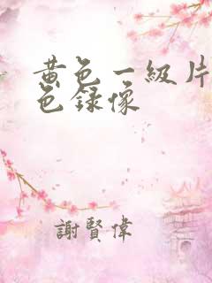 黄色一级片,黄色录像