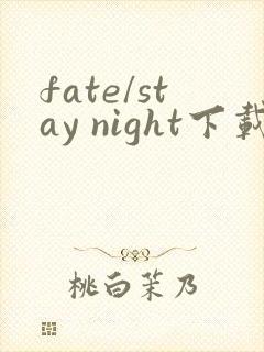 fate/stay night下载
