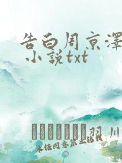 告白周京泽许随 小说txt