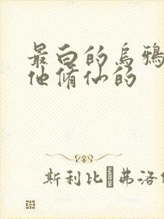 最白的乌鸦谁让他修仙的