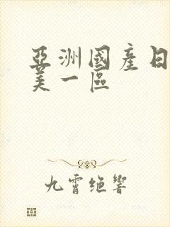 亚洲国产日韩欧美一区