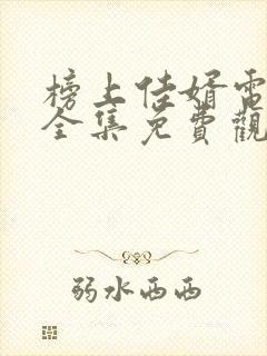 榜上佳婿电视剧全集免费观看高清最新