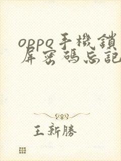 oppo手机锁屏密码忘记怎么解