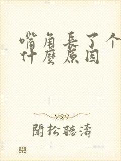 嘴角长了个泡是什么原因