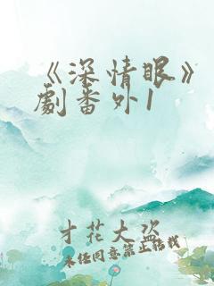 《深情眼》电视剧番外1