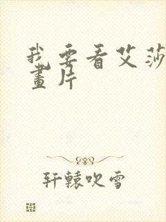 我要看艾莎的动画片