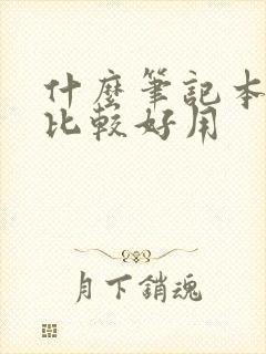 什么笔记本画画比较好用