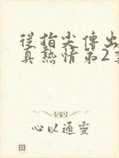 从指尖传出的认真热情第2季