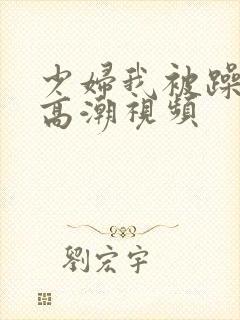 少妇我被躁爽到高潮视频