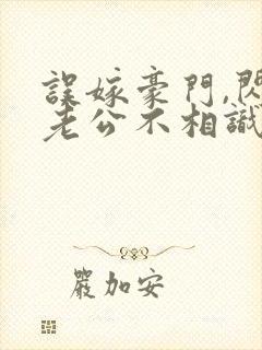 误嫁豪门,闪婚老公不相识 完本