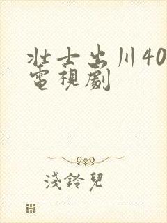 壮士出川40集电视剧