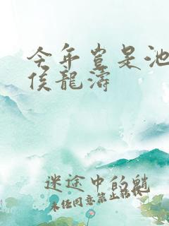 今年岂是池中物侯龙涛