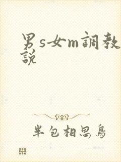 男s女m调教小说