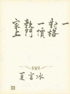 家教一对一辅导上门价格