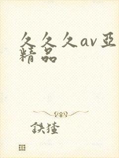 久久久av亚洲精品
