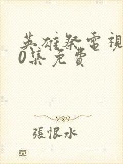 英雄祭电视剧40集免费