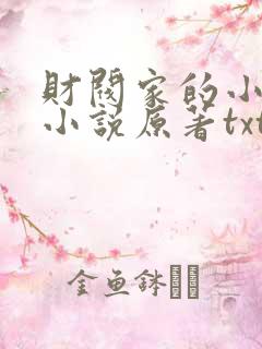 财阀家的小儿子小说原著txt