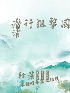 潜行狙击国语高清