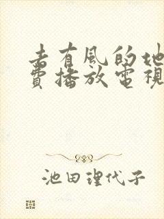 去有风的地方免费播放电视剧