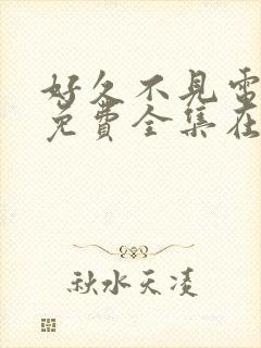 好久不见电视剧免费全集在线观看