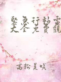 紧急行动电视剧大全免费观看