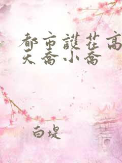 都市护花高手夏天乔小乔