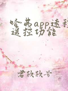 哈弗app远程遥控功能