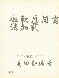 微软应用商店无法加载