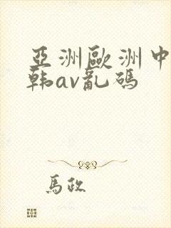 亚洲欧洲中文日韩av乱码