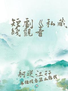 短剧《私藏》在线观看