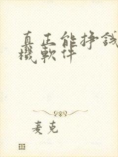 真正能挣钱的手机软件