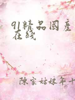 91精品国产自在线