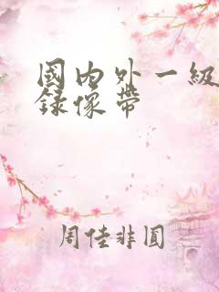 国内外一级黄色录像带