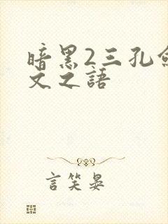 暗黑2三孔剑符文之语
