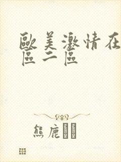 欧美激情在线一区二区