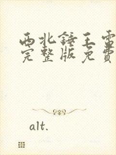 西北锤王电视剧完整版免费